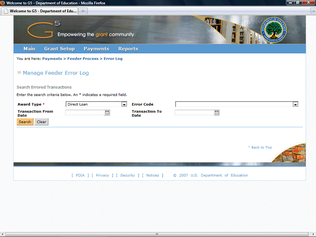 Screen image of this step