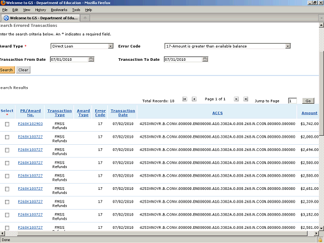 Screen image of this step