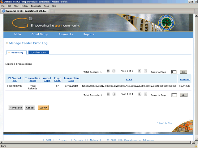 Screen image of this step