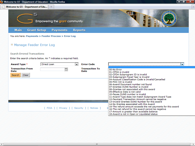 Screen image of this step