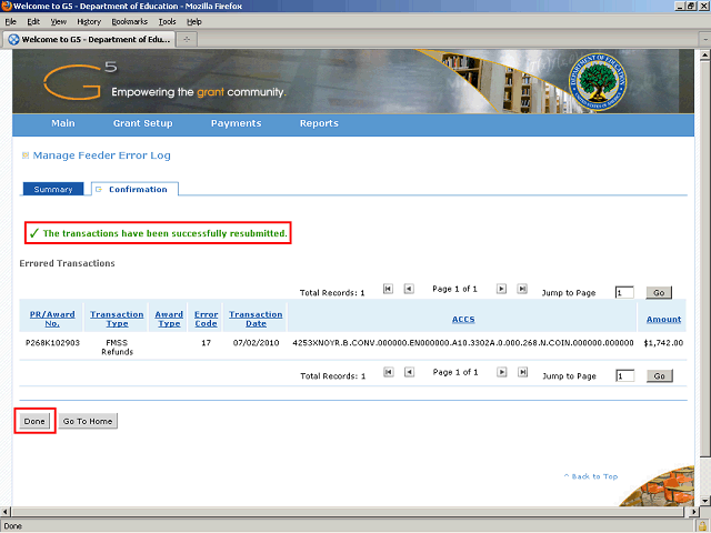 Screen image of this step