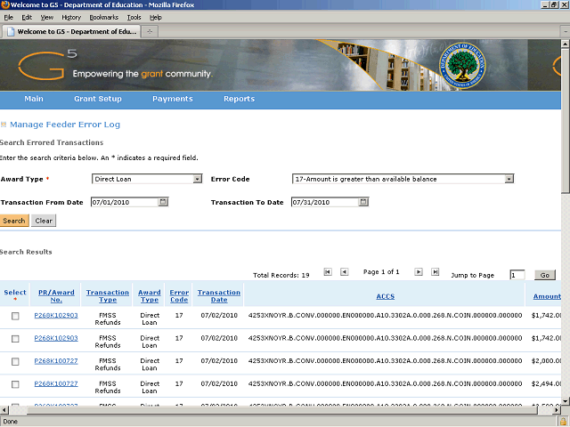 Screen image of this step