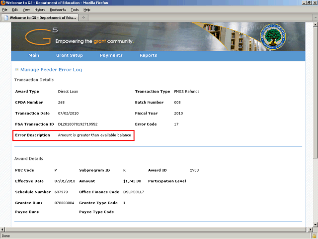 Screen image of this step