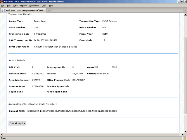 Screen image of this step