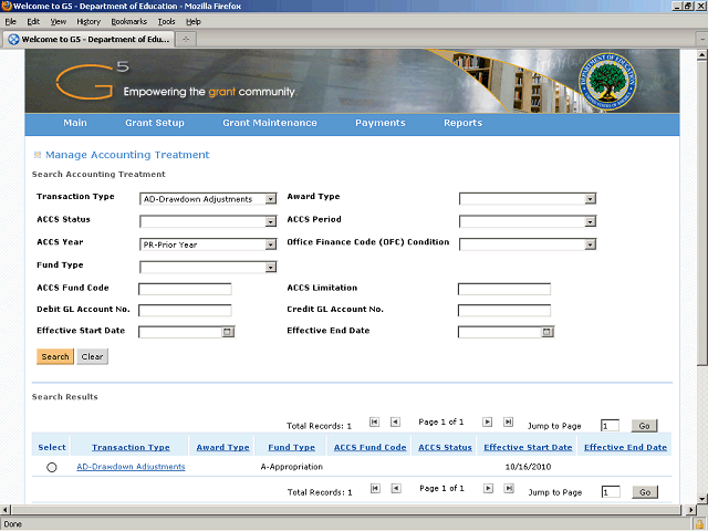 Screen image of this step