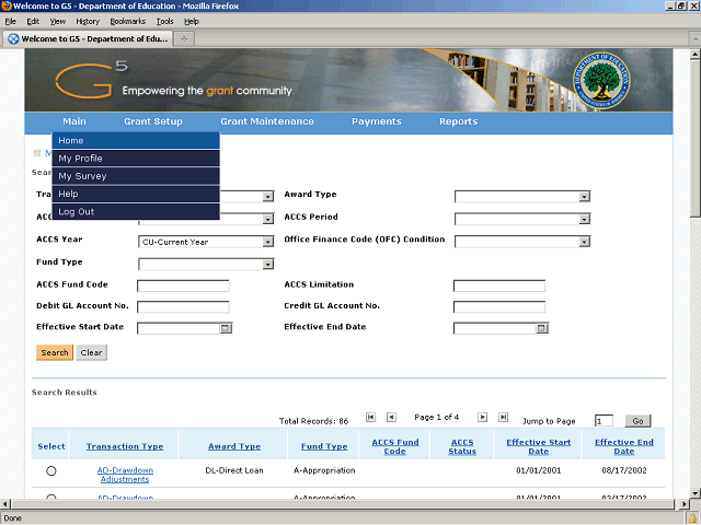 Screen image of this step