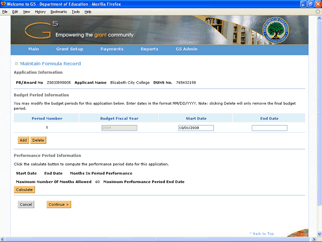 Screen image of this step