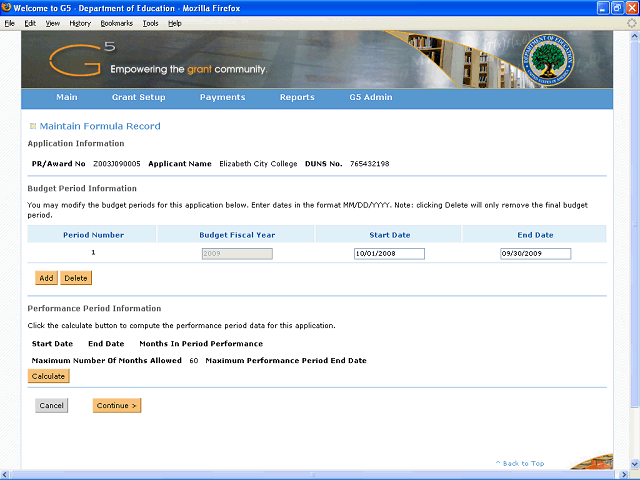 Screen image of this step