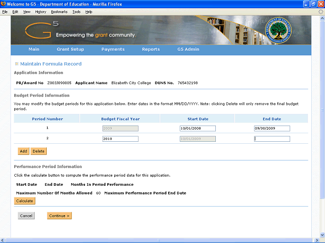 Screen image of this step