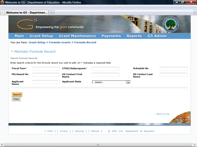 Screen image of this step