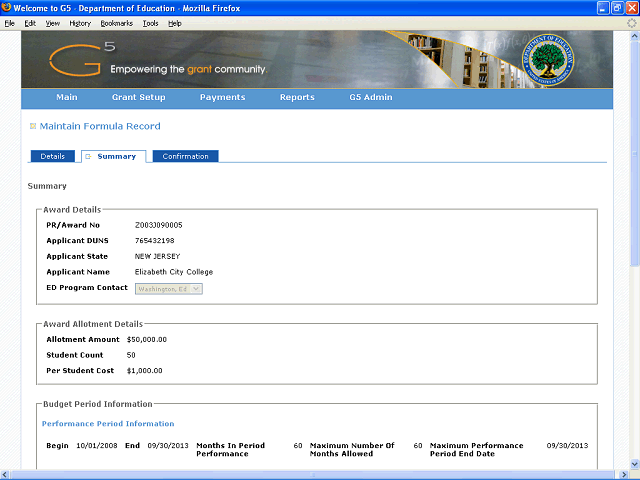 Screen image of this step