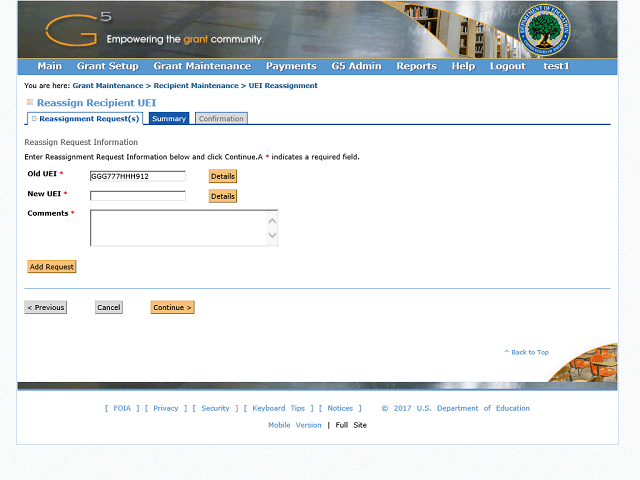 Screen image of this step