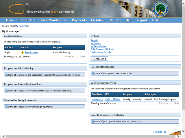 Screen image of this step