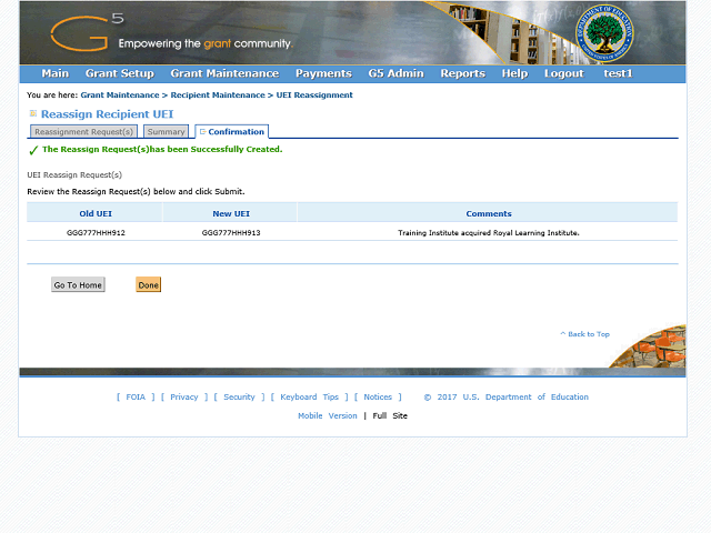 Screen image of this step