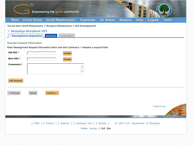 Screen image of this step