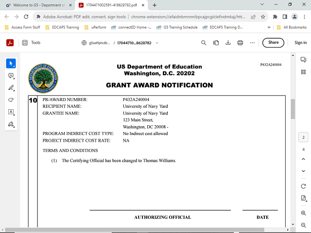 Screen image of this step