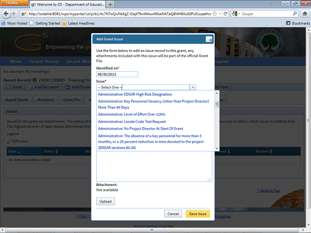 Screen image of this step
