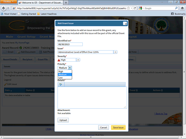 Screen image of this step