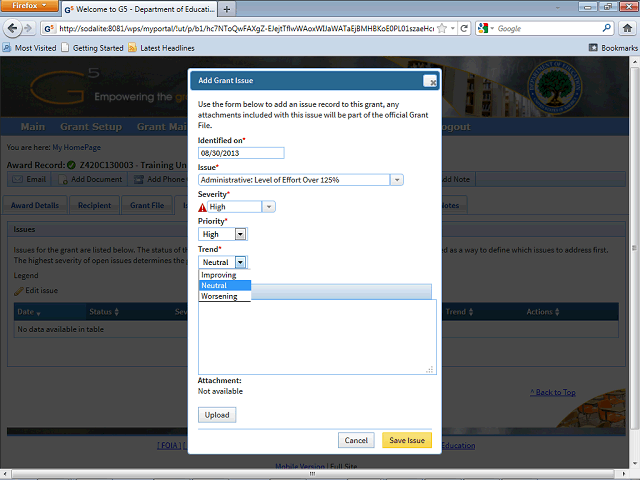 Screen image of this step