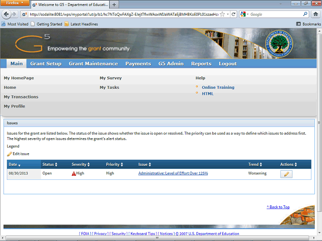 Screen image of this step