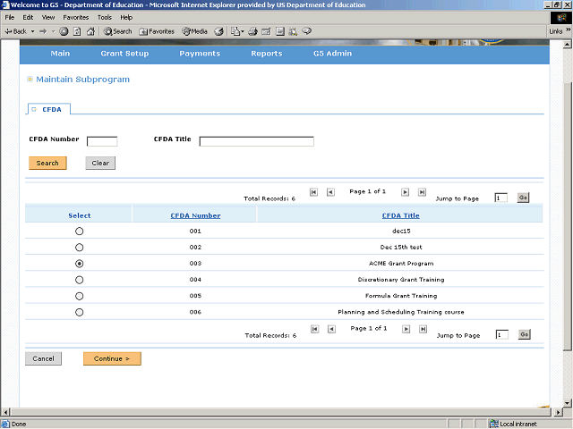 Screen image of this step