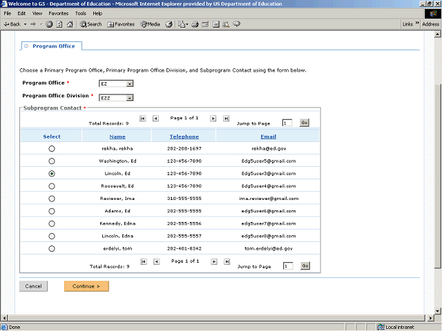 Screen image of this step
