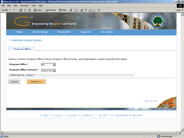 Screen image of this step