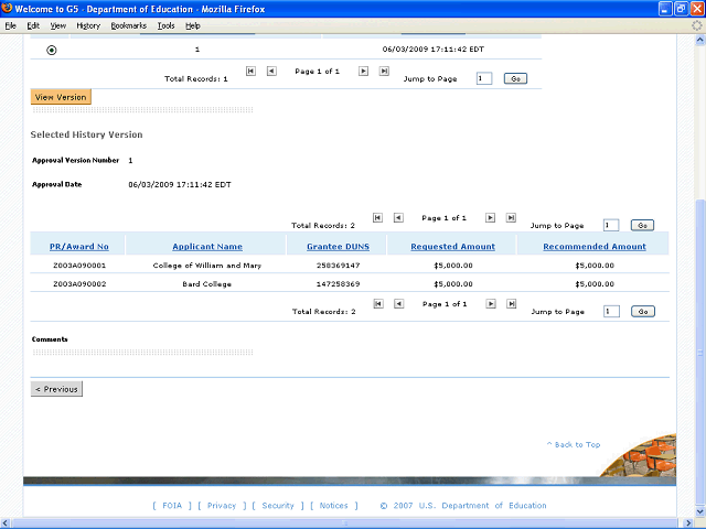 Screen image of this step
