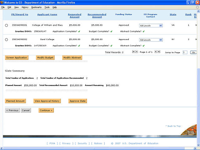 Screen image of this step