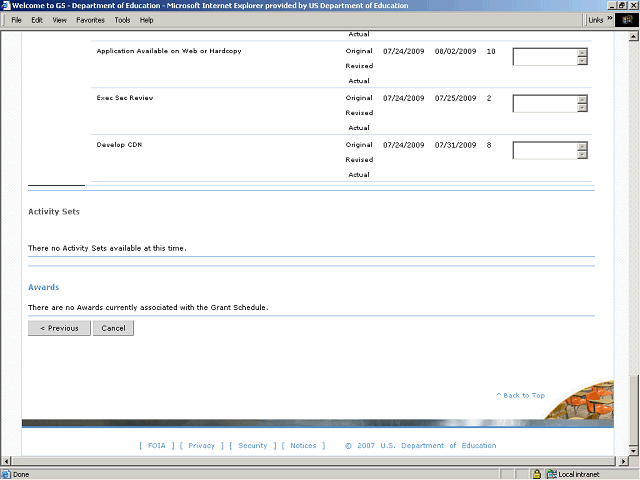 Screen image of this step