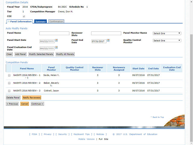 Screen image of this step