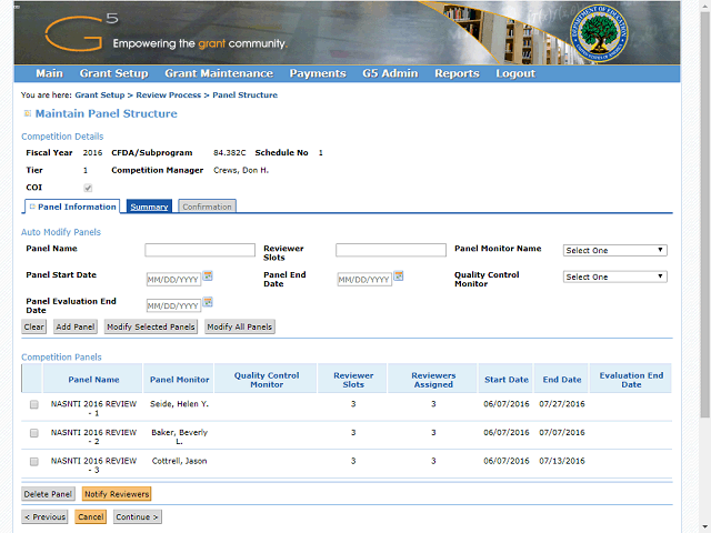 Screen image of this step