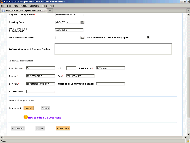 Screen image of this step