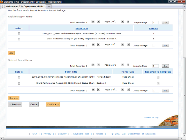 Screen image of this step