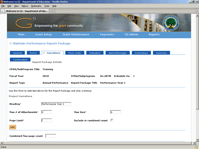Screen image of this step