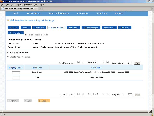 Screen image of this step