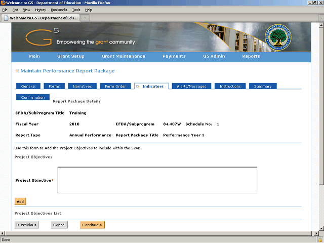 Screen image of this step