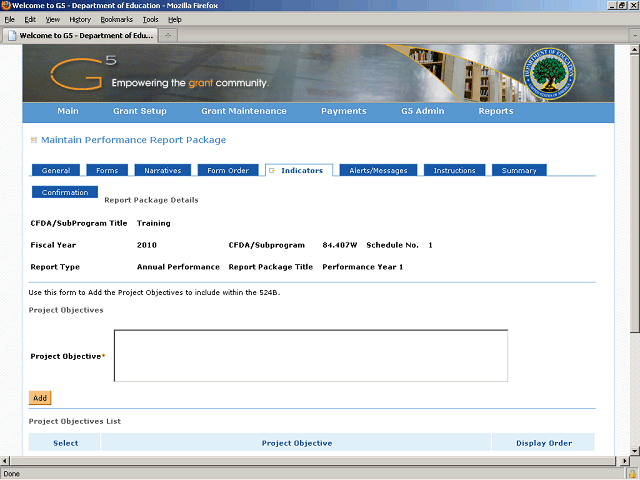 Screen image of this step
