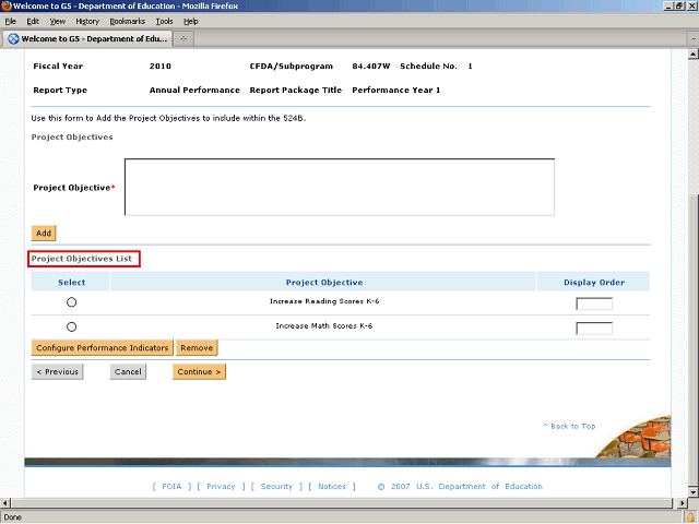 Screen image of this step