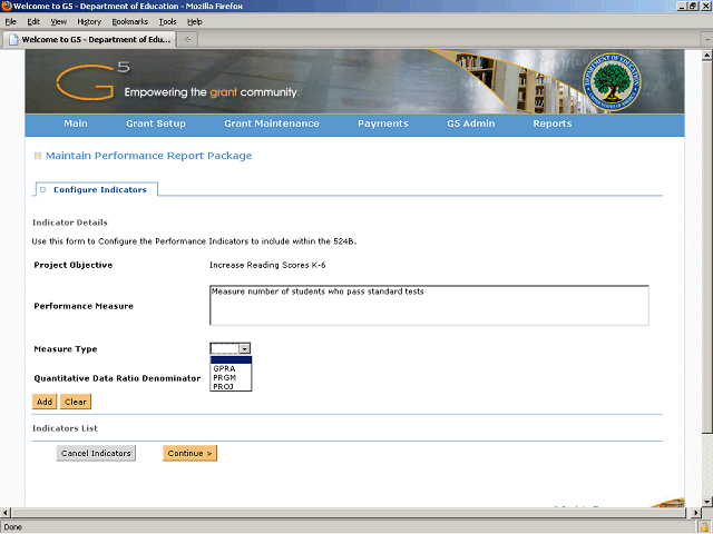 Screen image of this step