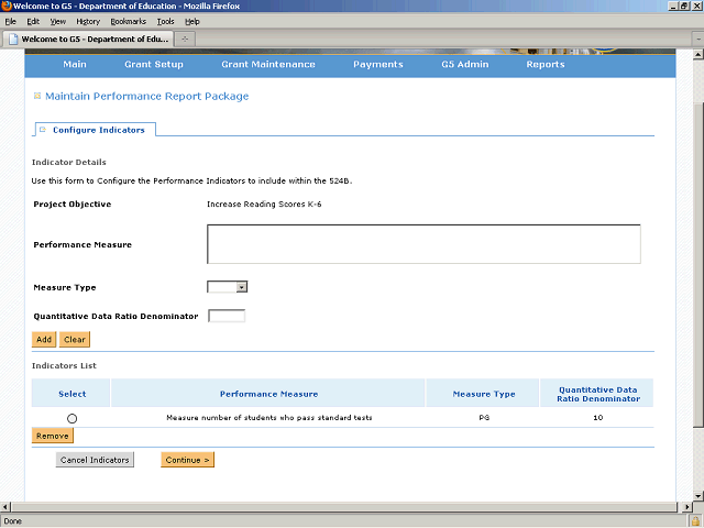 Screen image of this step