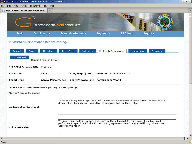 Screen image of this step