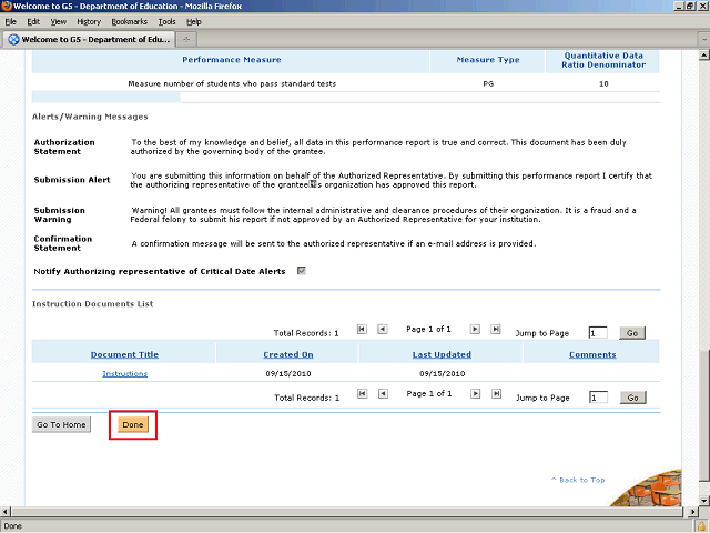 Screen image of this step