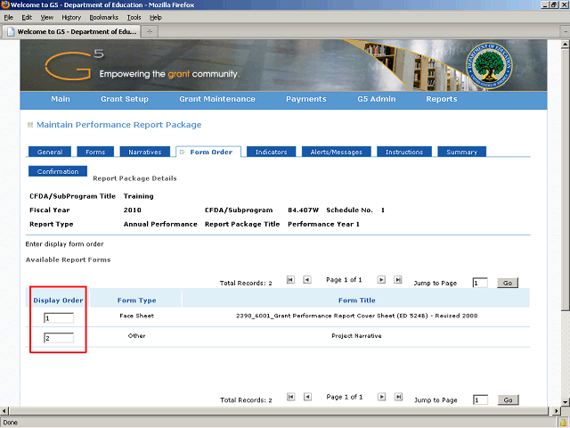Screen image of this step