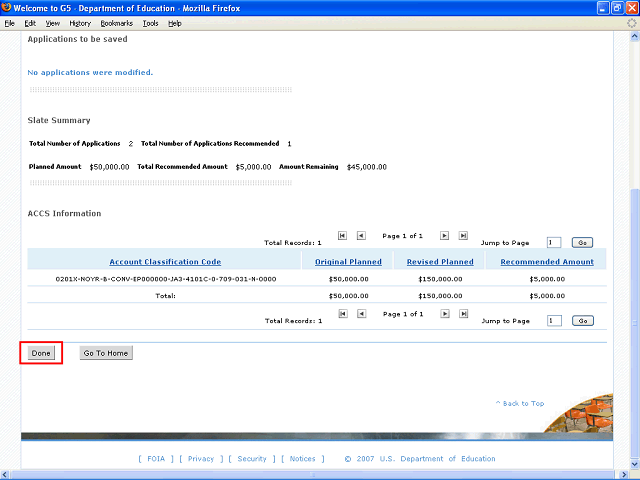 Screen image of this step
