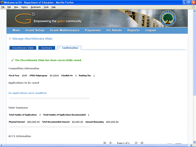 Screen image of this step
