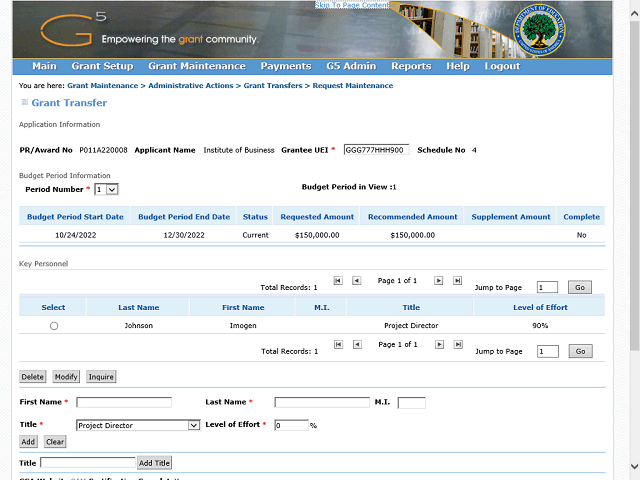 Screen image of this step