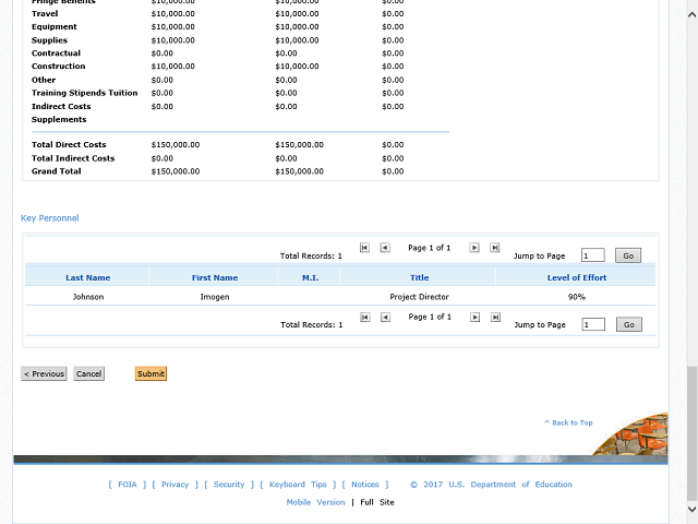 Screen image of this step