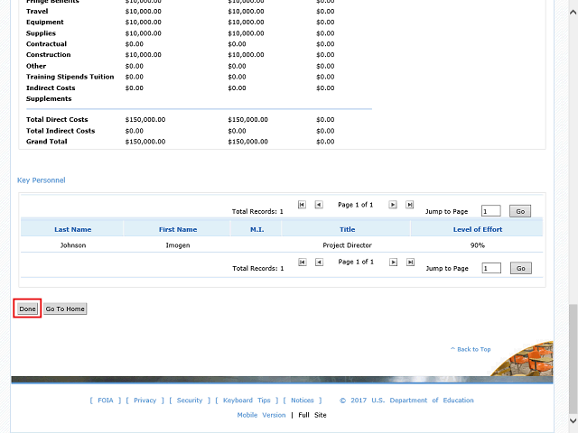 Screen image of this step