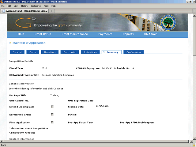 Screen image of this step